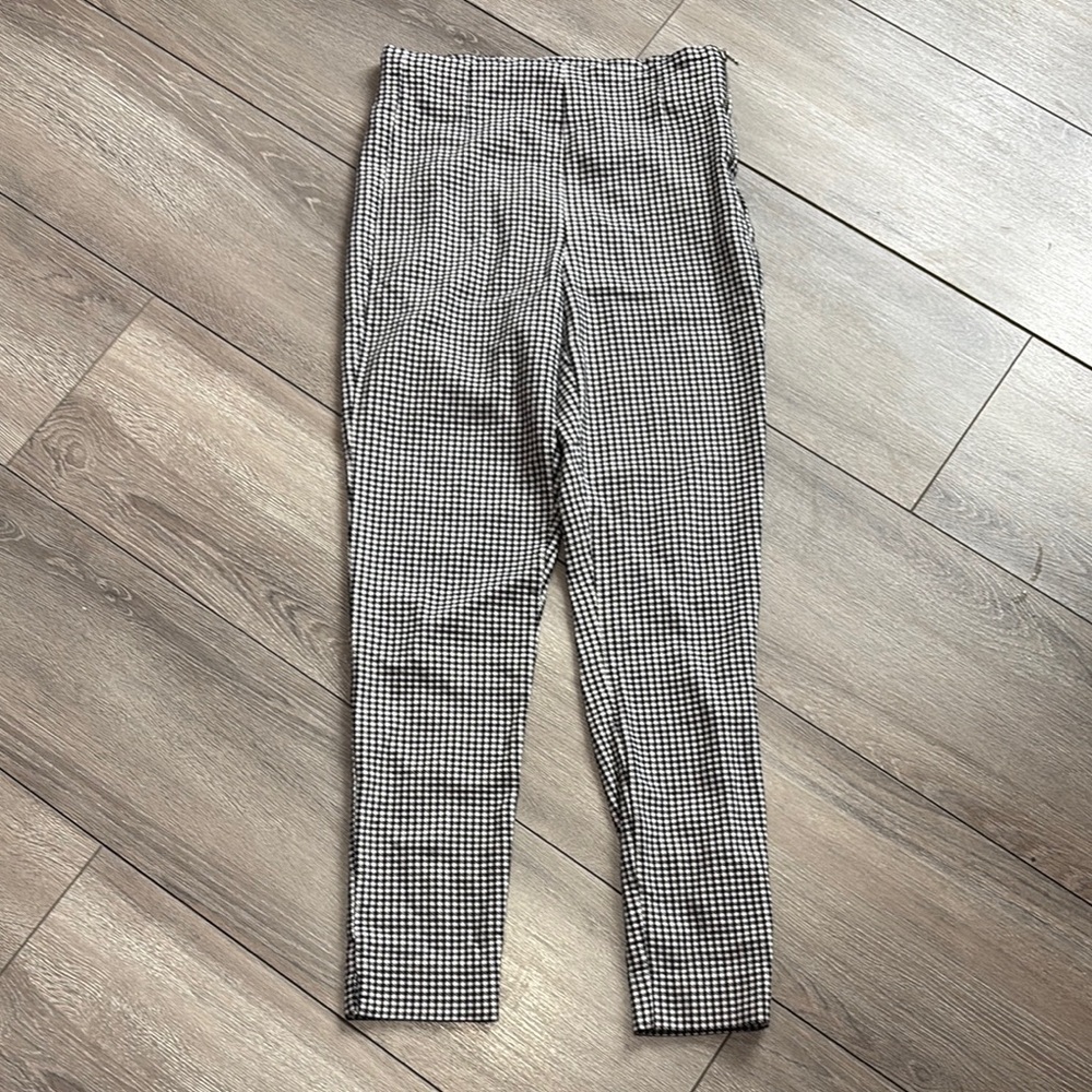 Dynamite Black and White Skinny Jumpsuit